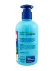 Blue Stop Max 8 ounce side of label with directions: ensure pump is tightly secured to bottle. Rotate top until it pops up. Apply liberally as needed. For best results, use 3-4 times daily. For external use only. Avoid contact with eyes and mucous membranes. Keep out of reach of children.