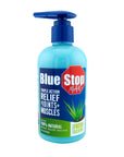 Blue Stop Max 8oz front product packaging label
