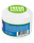 Blue Stop max bottle 2oz2 with fresh scent text and detailed ingredients