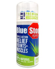 Front of the Blue Stop Max massage applicator