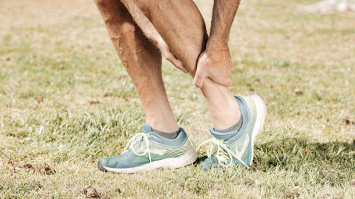 Athlete with ankle pain